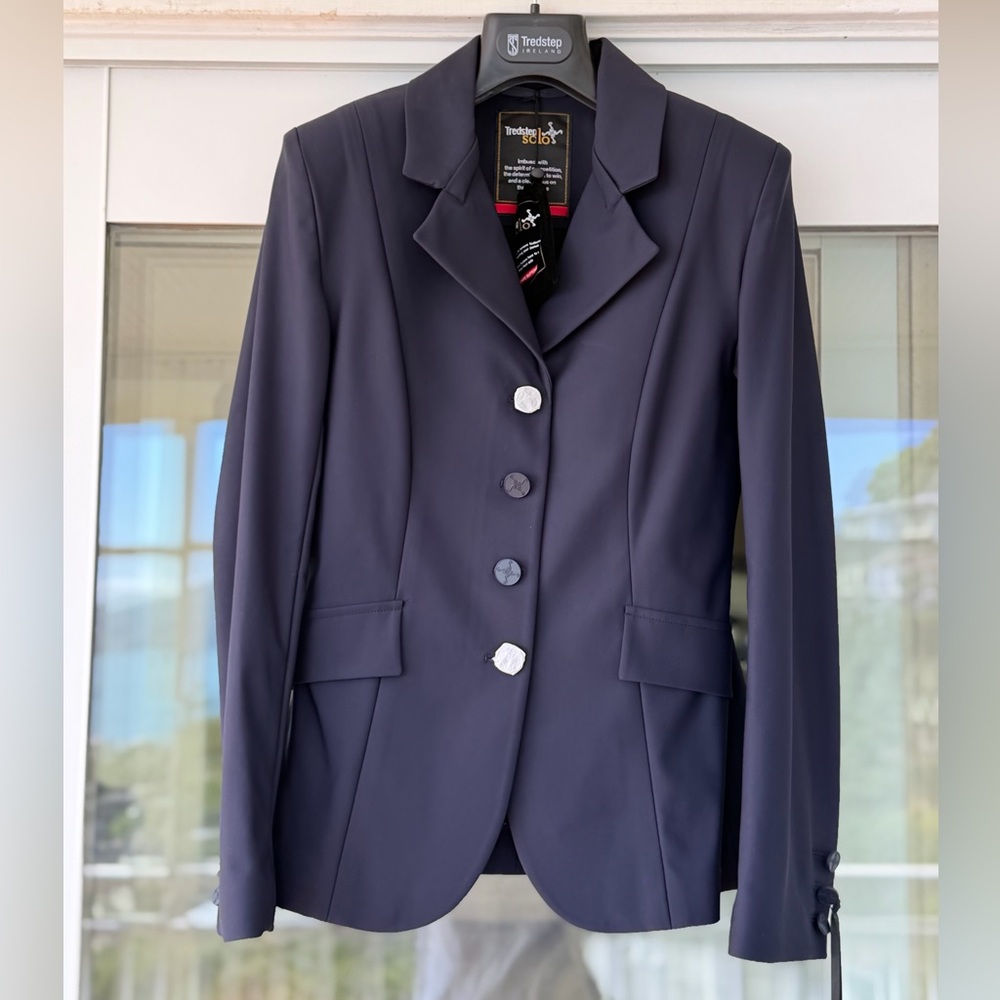NWT TredStep Solo Pro Navy Show Jacket - Classic Equestrian Blazer - size 0